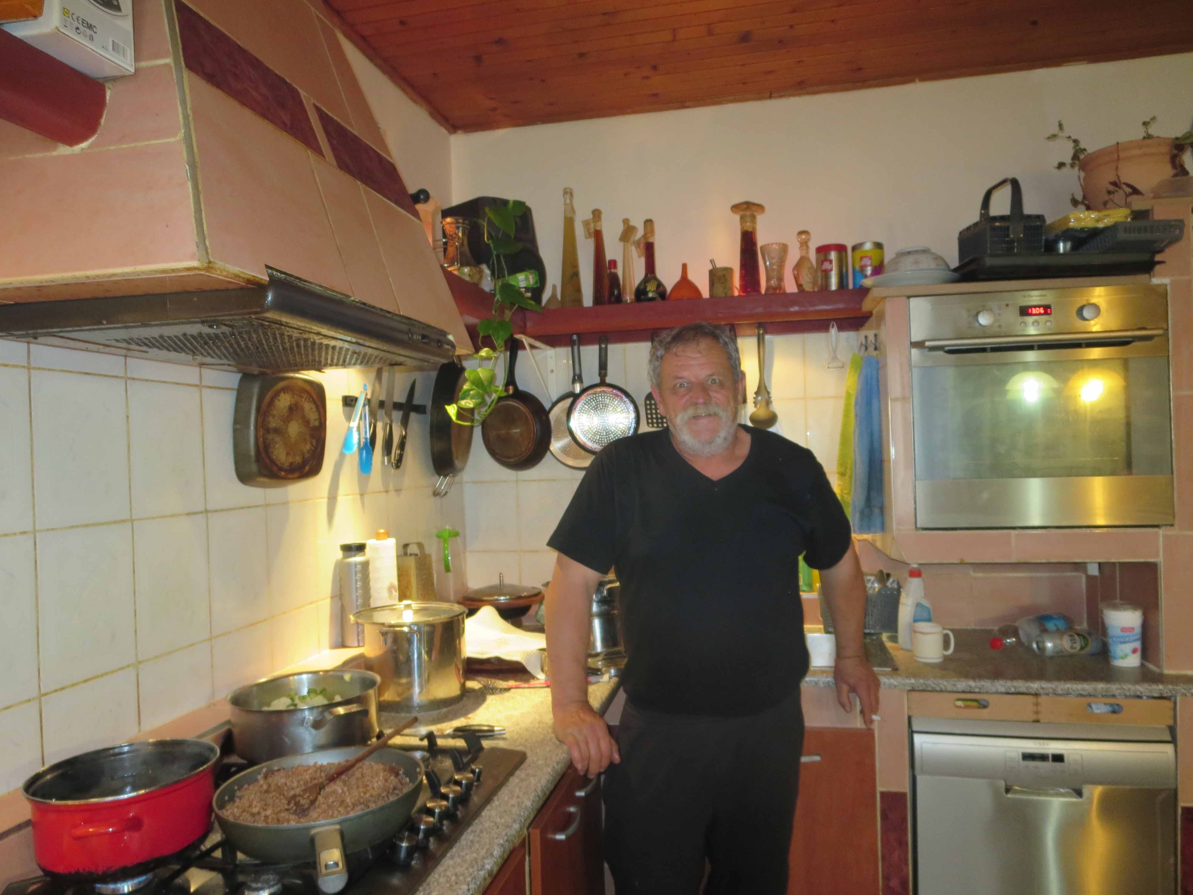 Chef Bojan Heller, Vesna's husband prepared amazing meals.